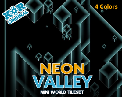 KR Neon Valley Tileset for RPGs