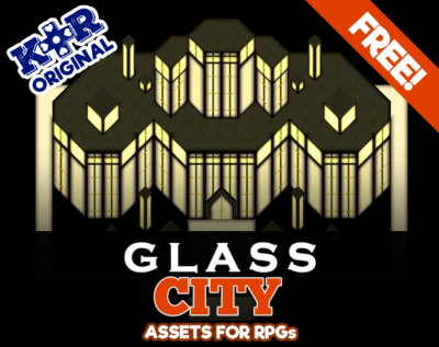 FREE Glass City Tileset for RPGs